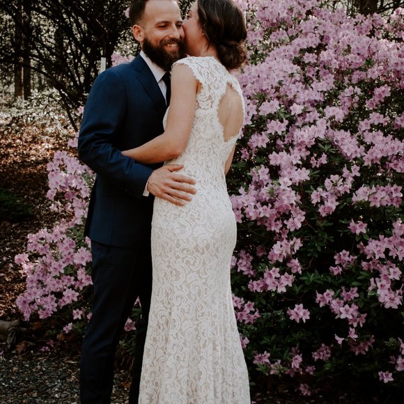 BHLDN Marivana wedding dress by Tasashi Shoji sz 4 - Picture 6 of 7